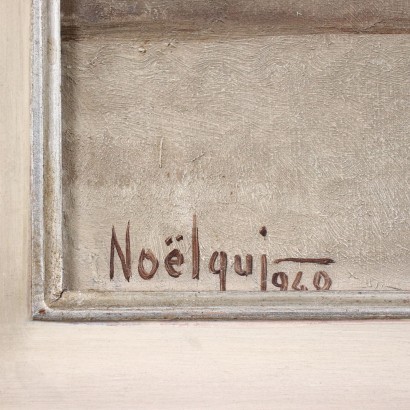 Öl auf Leinwand von Noel Quintavalle Italien 1948