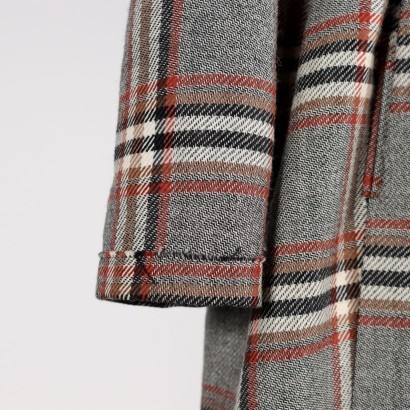 Tartan Coat Newyorkindustrie Cotton Wool Italy