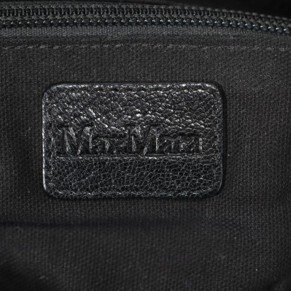 max mara, sac, accessoires, sac en cuir, cuir véritable, d'occasion, fabriqué en italie, sac Max Mara