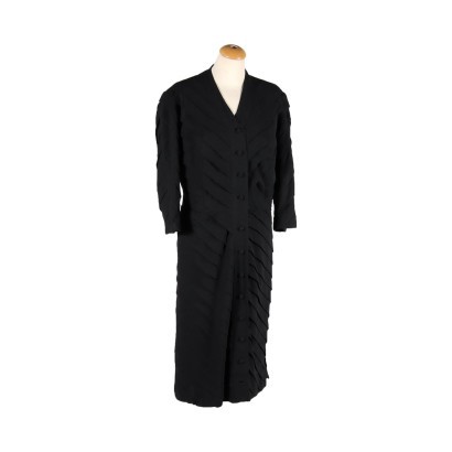 Vintage Dress Silk Italy 1940s-1950s