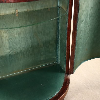 Sideboard Mahogany Glass Italy XX Century