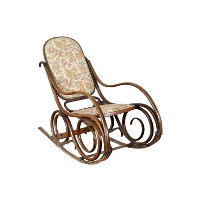 Chaise à Bascule Hêtre - Italie XIX-XX Siècle