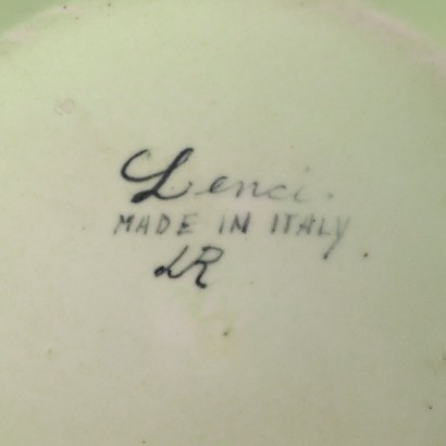 Gegossene Keramikdose Turin (Italien) 1930er