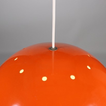 Ceiling Lamp Enamelled Alluminium Italy \'60s-\'70s