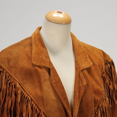 Jacket Leather Suede Italy 1970s-1980s