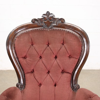 antik, Sessel, antike Sessel, antiker Sessel, antiker italienischer Sessel, antiker Sessel, neoklassischer Sessel, Sessel aus dem 19. Jahrhundert, Paar Louis Philippe Sessel