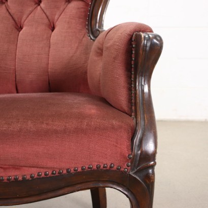 antique, armchair, antique armchairs, antique armchair, antique Italian armchair, antique armchair, neoclassical armchair, 19th century armchair, Pair of Louis Philippe armchairs