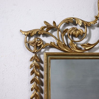 Antiquitäten, Spiegel, Antiker Spiegel, Antiker Spiegel, Antiker Italienischer Spiegel, Antiker Spiegel, Neoklassizistischer Spiegel, Spiegel des 19. Stilspiegel