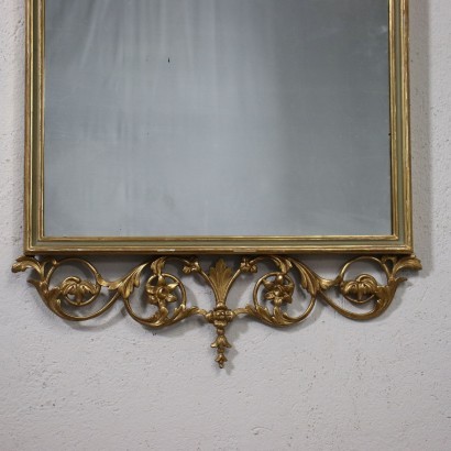 Antiquitäten, Spiegel, Antiker Spiegel, Antiker Spiegel, Antiker Italienischer Spiegel, Antiker Spiegel, Neoklassizistischer Spiegel, Spiegel des 19. Stilspiegel