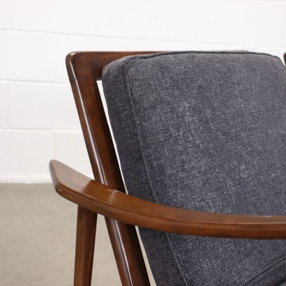 antigüedades modernas, antigüedades de diseño moderno, sillón, sillón de antigüedades modernas, sillón de antigüedades modernas, sillón italiano, sillón vintage, sillón de los años 60, sillón de diseño de los años 60, Par de sillones de los años 50