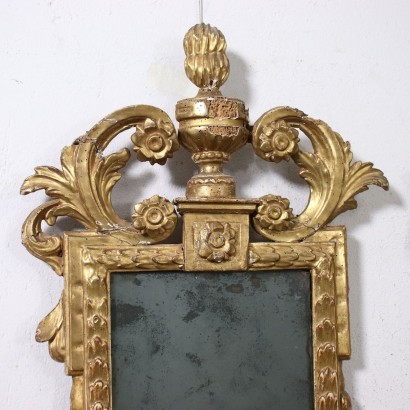 Groupe de 3 Miroirs Néoclassiques Verre Italie XVIII S.