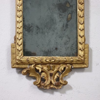 Groupe de 3 Miroirs Néoclassiques Verre Italie XVIII S.