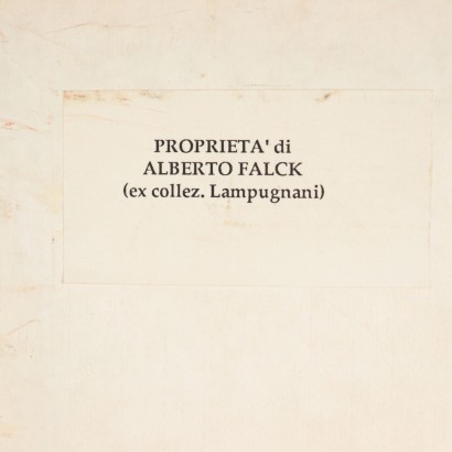 Skizze eines Neoklassischen Glimpse Aquarell auf Papier Italien '700
