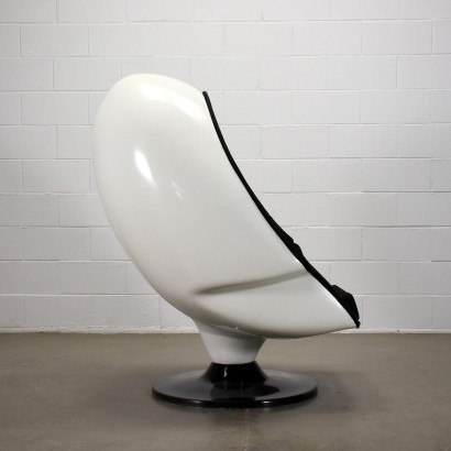 Music Chair Fauteuil par Lee Co. Mousse Plastique Tissu USA Années 60