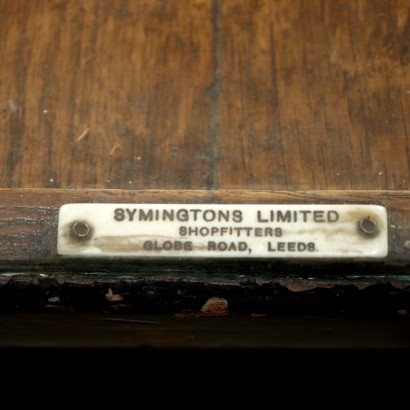 Vitrine Holz Glas England 1930er-1940er