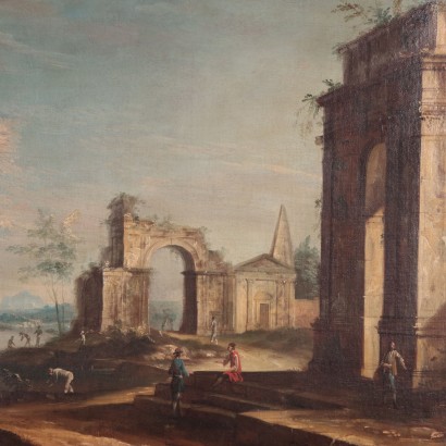 Huile sur Toile par Giovanni Marieschi Italie XVIII Siècle