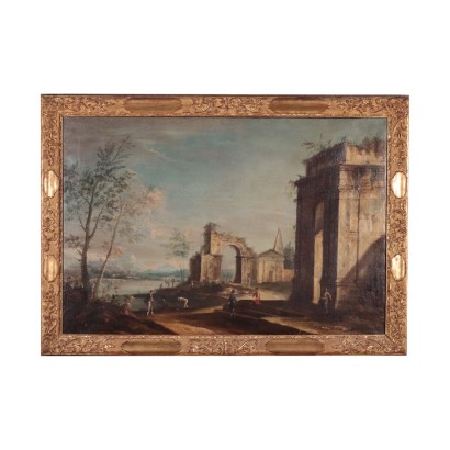 Oil on Canvas by Giovanni Marieschi Italy XVIII Century