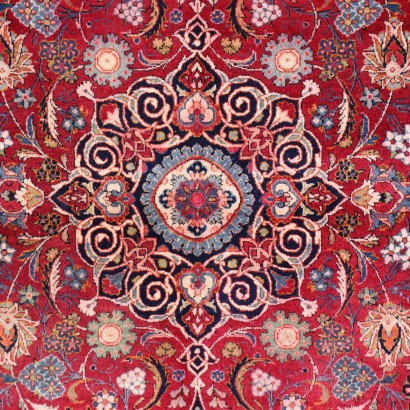 Alfombra Keshan-Iran, Alfombra Kashan-Iran, Alfombra de algodón y lana - Persia