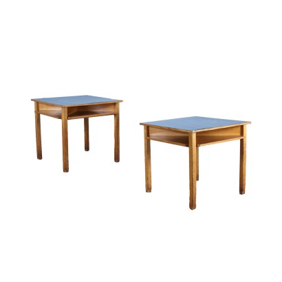 modernariato, modernariato di design, tavolo, tavolo modernariato, tavolo di modernariato, tavolo italiano, tavolo vintage, tavolo anni '60, tavolo design anni 60,Due Tavoli Anni 50