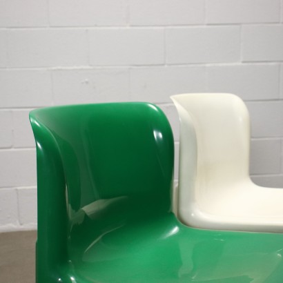 4875 by Kartell Group of 6 Chairs ABS Italy 60s-70s