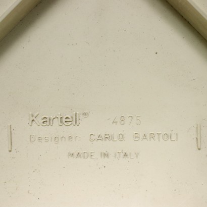 Groupe de 6 Chaises 4875 par Kartell ABS Italie Années 60-70