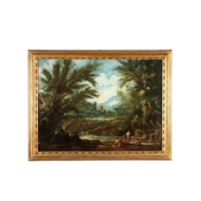 Oil on Canvas by Antonio Peruzzini Italy XVIII Century