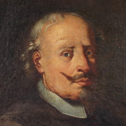 Portrait of Sigismund Christoph Von Herberstein Oil on Canvas XVIII C