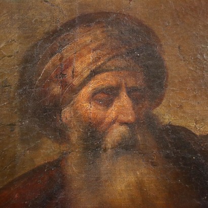 Abraham und Agar Öl auf Leinwand XVIII Jhd