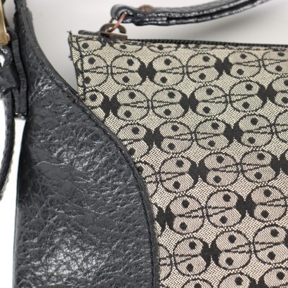Shoulder Bag by Coccinelle Leather Canvas Italy