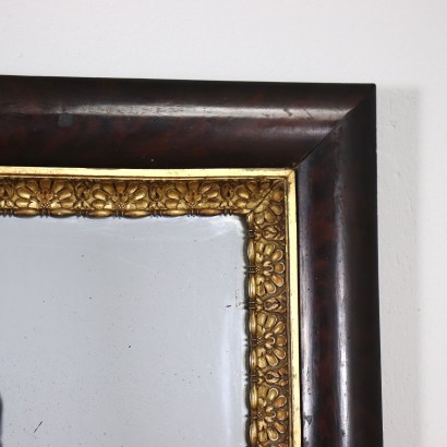 Biedermeier Mirror Gilded Wood Austria XIX Century