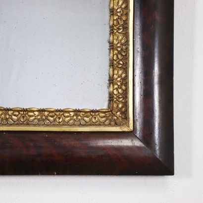 Biedermeier Mirror Gilded Wood Austria XIX Century