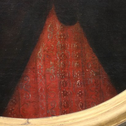 Portrait d'une Jeune Femme Huile sur Toile Italie 1666