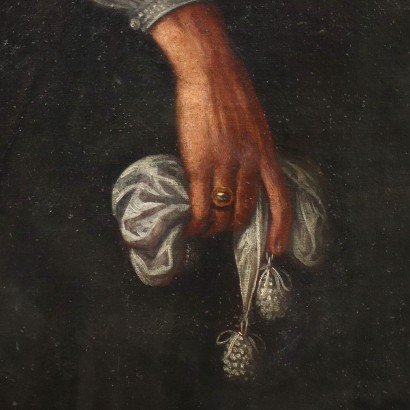 Portrait of Giulia Barcaioli Oil on Canvas Italy XVII Century