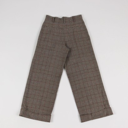 Tartan Hose Max&Co Wolle Polyester Italien