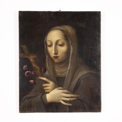 art, Italian art, ancient Italian painting, Santa Rita da Cascia