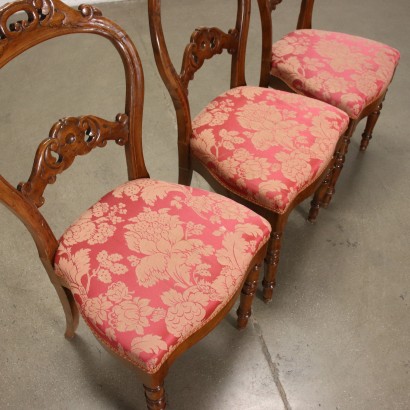 antique, chaise, chaises antiques, chaise antique, chaise italienne antique, chaise antique, chaise néoclassique, chaise du 19ème siècle, groupe de six chaises Louis Philippe