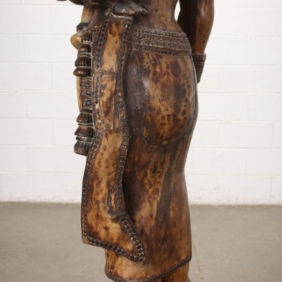 Statue de Divinité Bois - Inde XX Siècle