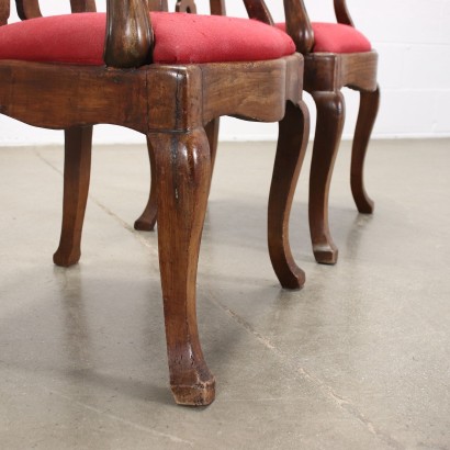 antik, Sessel, antike Sessel, antiker Sessel, antiker italienischer Sessel, antiker Sessel, neoklassizistischer Sessel, Sessel aus dem 19. Jahrhundert, Paar toskanische Barocksessel
