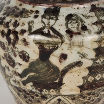 Vase Globulaire Terraglia - Perse XIX Siècle