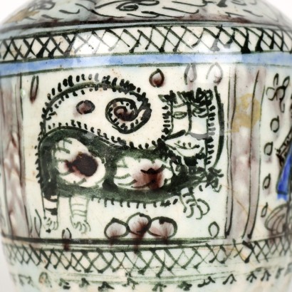 Globular Vase Pottery - Persia XIX Century