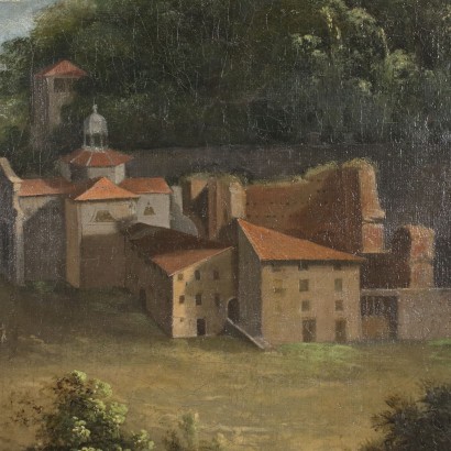 Oil on Canvas Historical Subject Italy XVIII Century