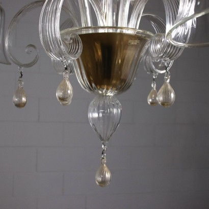 Murano Chandelier Glass Blown Glass Italy XX Century