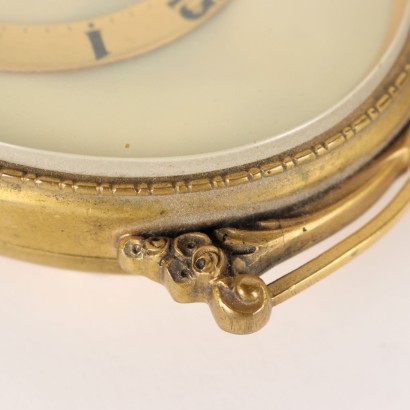 Horloge de Table Bronze Suisse XX Siècle
