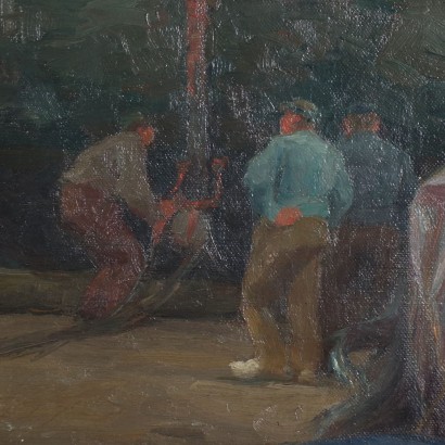 Oil on Canvas by Edgard Farasyn XX Century