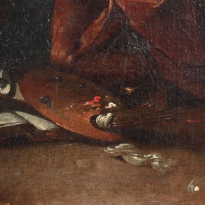 Sic Transit Gloria Mundi Oil on Canvas France XVII Century