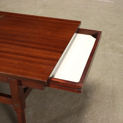 Center Table Beech Rosewood Italy 1960s