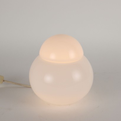 Lampe Daruma par Candle Verre Italie Années 1970