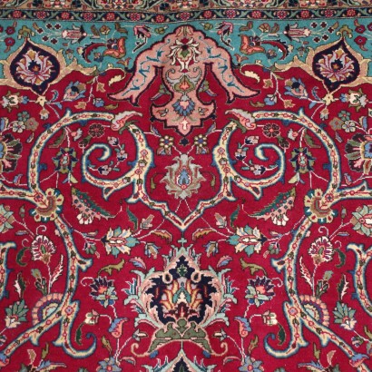 Antik, Teppich, antike Teppiche, antiker Teppich, antiker Teppich, neoklassizistischer Teppich, Teppich aus dem 20. Jahrhundert, Kerman-Teppich - Iran