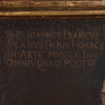 Porträt des Musikers Öl auf Leinwand - Italien XVII Jhd