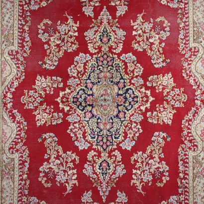 Kerman Carpet Cotton Wool Iran